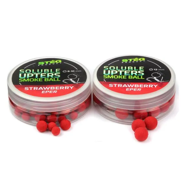 Stég Product Soluble Upters Smoke Ball 12mm Strawberry 30g...