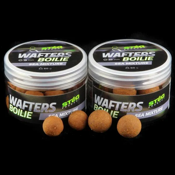 Stég Wafters Boilie 16mm SEA MIXTURE 60g wafters