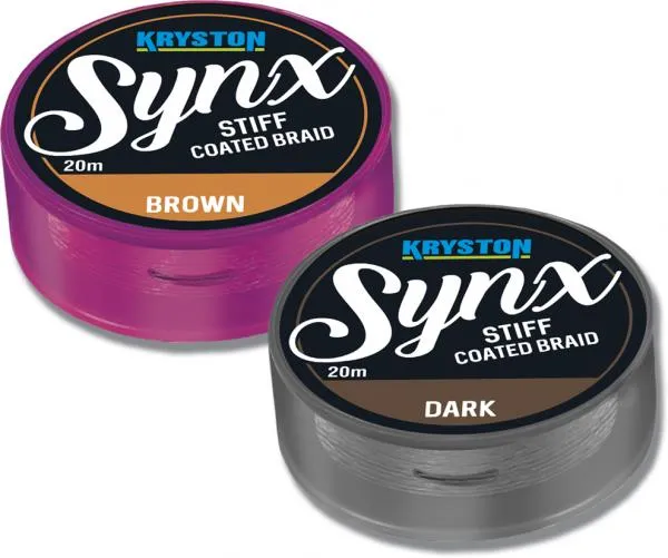 Kryston Synx Stiff Coated 20Lbs 20m Brown fonott előkezsin...