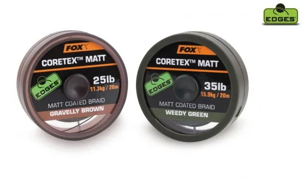 FOX EDGES Coretex Matt - Weedy Green 20lb - 20m Fonott elő...