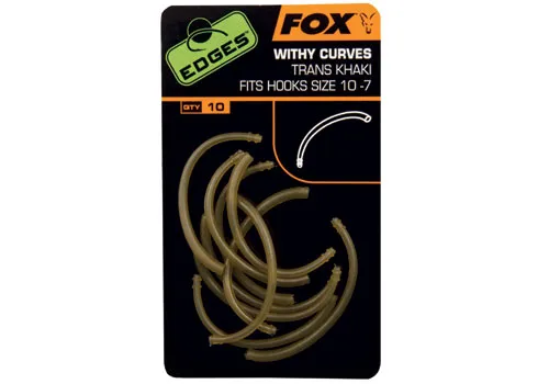 Fox EDGES Withy Curve Adaptor - Trans Khaki Hook 6 - 2 ada...