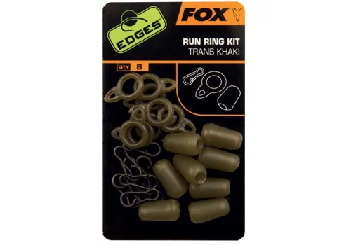 Fox EDGES Run Ring Kit - Trans Khaki szett csúszó szerelék...