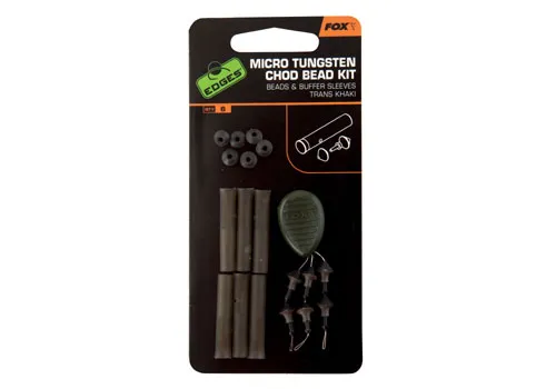Fox EDGES Micro Chod Bead Kit - Trans Khaki chod előke kés...