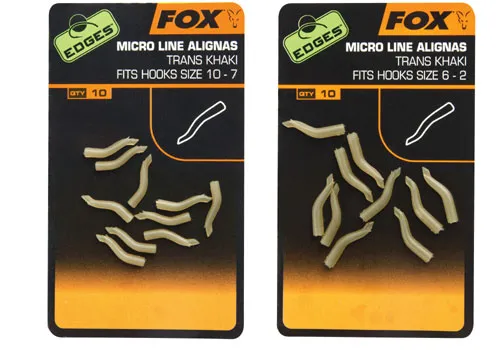 Fox EDGES Micro Alignas - Hook Size 10-7 horogbefordító