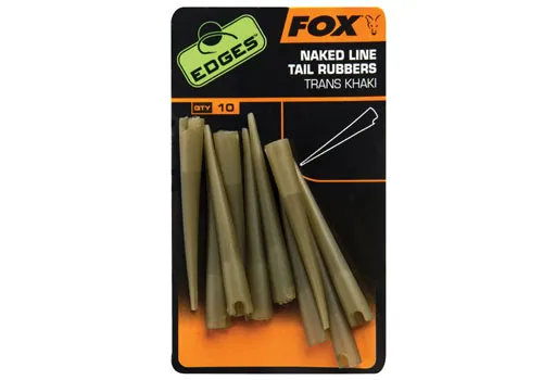 Fox EDGES Power Grip Naked Line Tail Rubbers - Sz 7 gumihü...