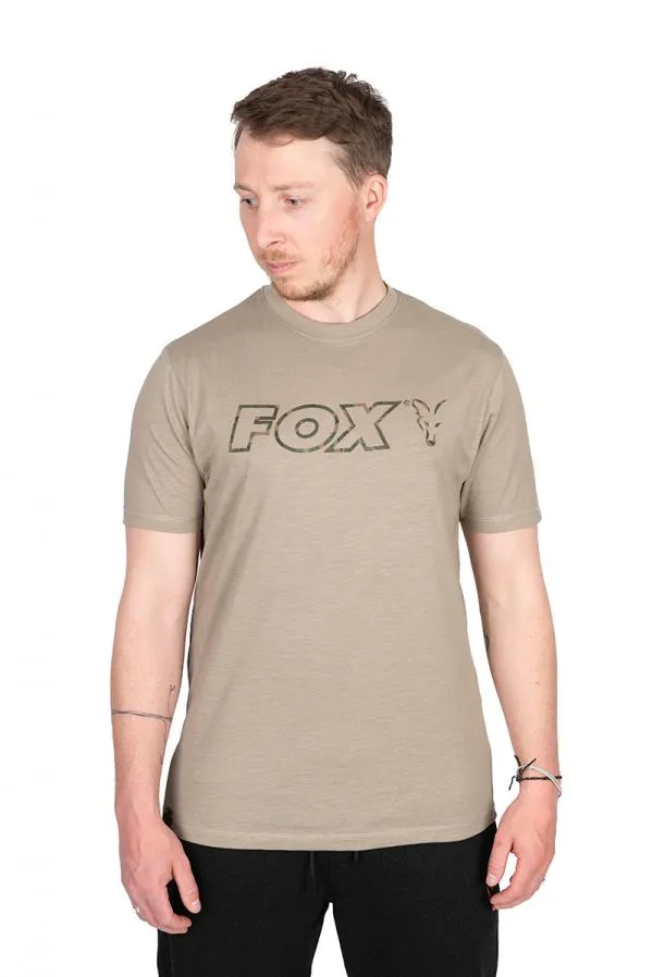Fox Ltd LW Khaki Marl T SMALL póló