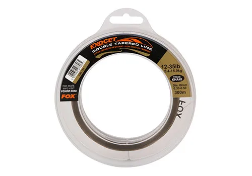Fox Exocet® Double Tapered Trans Khaki - 0.30mm - 0.50mm x...