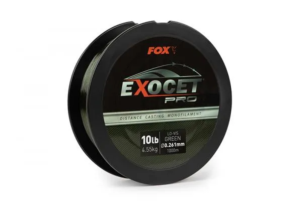 Fox Exocet Pro 0.370mm 20bs / 9.09kgs (1000m) monofil zsin...