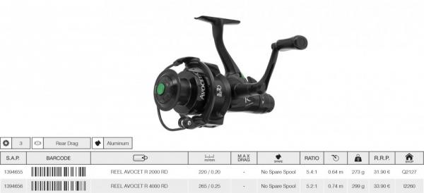 Mitchell Reel Avocet R 2000 RD