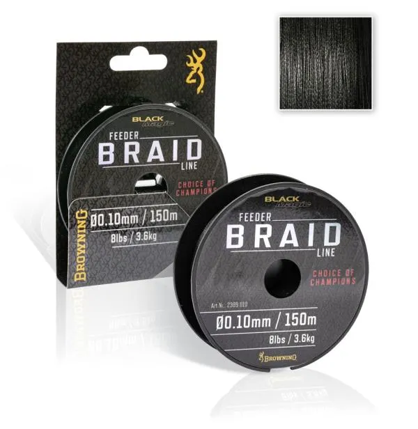 ?0,10mm Browning Black Magic® Feeder Braid 151m 3,60kg,8,0...