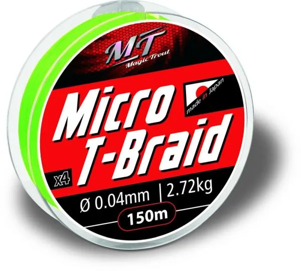 Magic Trout ? 0,10mm Micro T-Braid H: 150m 7,26kg / 16lbs ...