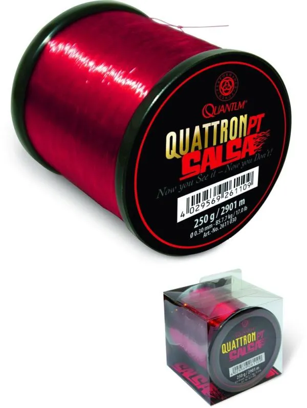 ?0,25mm Quantum Quattron Salsa 3000m 5,70kg,12,50lbs átlát...