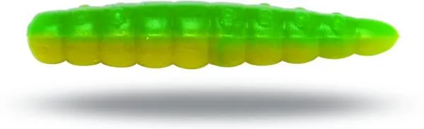 Magic Trout 2,5cm B-Maggot sárga/zöld Fokhagyma 10 darab