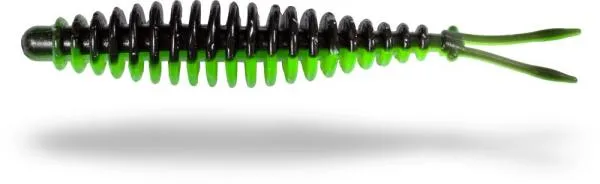 1,5g 6,5cm neon zöld/fekete Zebco Magic Trout T-Worm V-Tai...