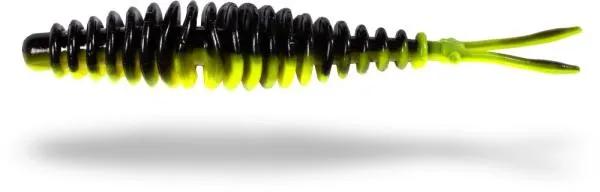 1,5g 6,5cm neon sárga/fekete Zebco Magic Trout T-Worm V-Ta...