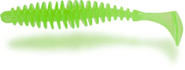 1,5g 5,5cm neon zöld Zebco Magic Trout T-Worm Paddler Sajt...