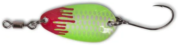 Magic Trout 2g 2,5cm Bloody Loony Spoon ezüst/zöld 1 darab...
