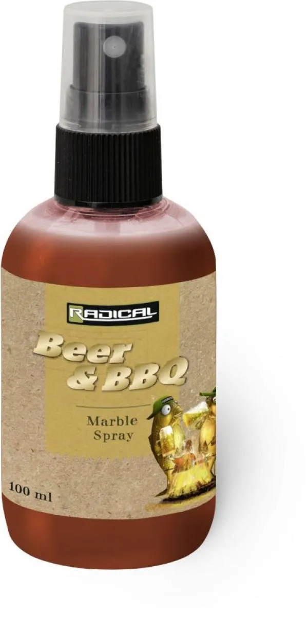 Radical Beer & BBQ Marble Spray 100ml piros