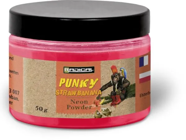 Radical Punky Strawbanana Neon Powder 50g neon rózsaszín