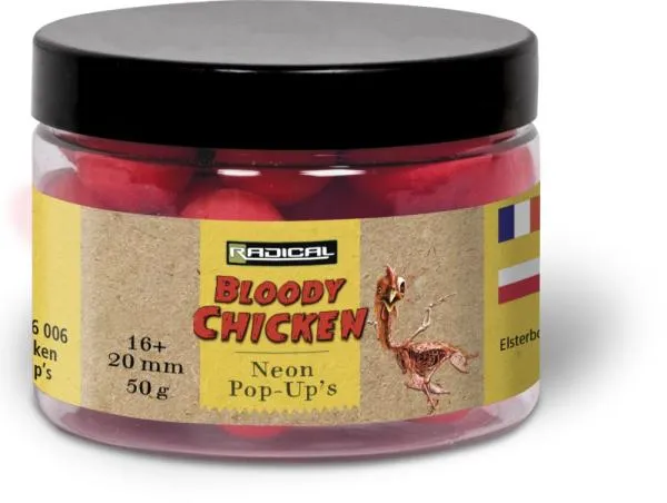 Zebco Z-Carp Bloody Chicken 16,20mm 50g neon piros PopUp