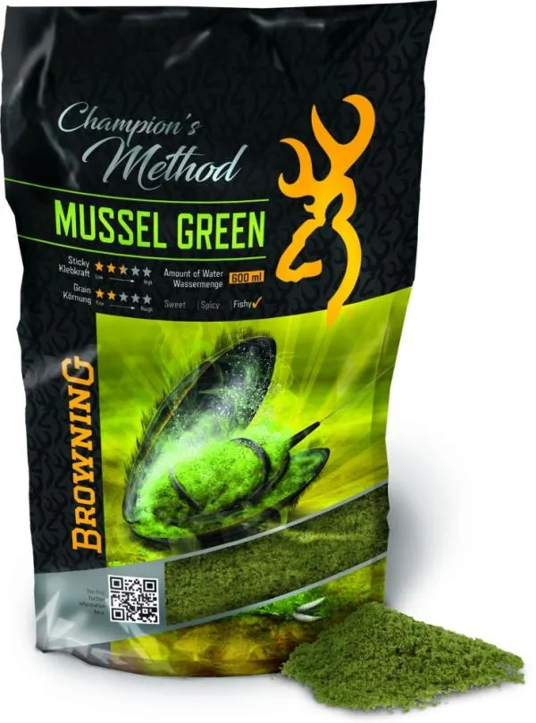 Browning Champion's Method Mussel green 1kg zöld etetőanya...