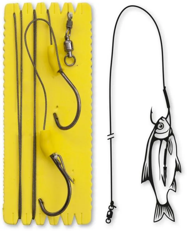 Black Cat #6/0 Bouy and Boat Ghost Single Hook Rig L 100kg...