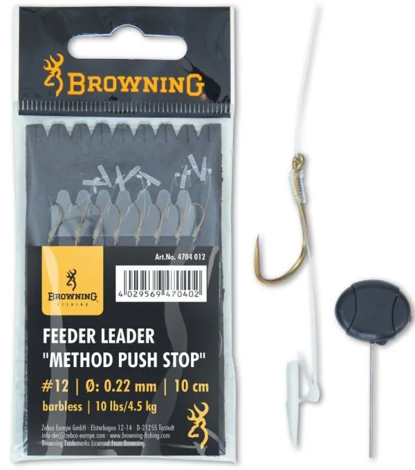Browning #12 Method Feeder Előke Push Stop bronz 10lbs / 4...