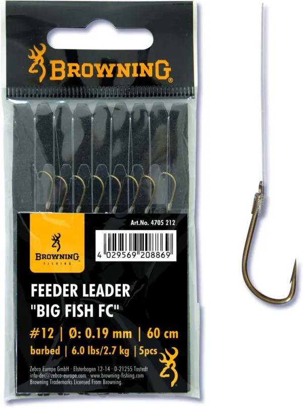 #12 Browning Feeder Leader Big Fish FC bronz 2,7kg,6,0lbs ...