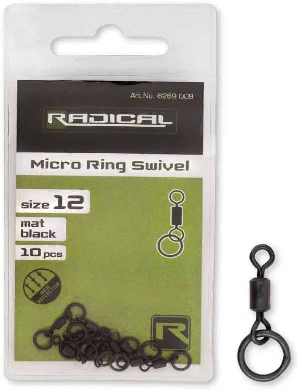 Radical Micro gyűrűs forgó mat black non reflective 10 dar...