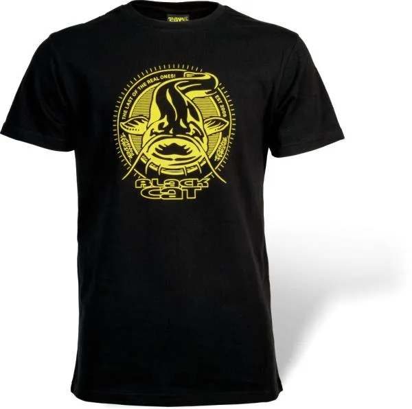 XXXL Black Cat Established Collection T-Shirt fekete
