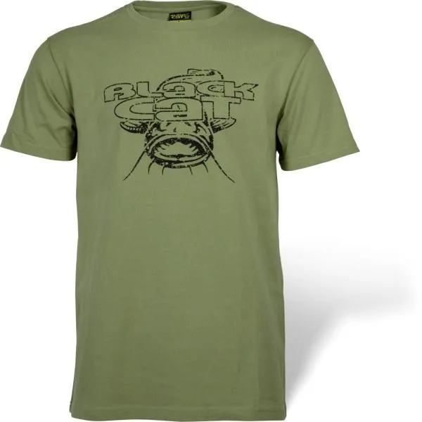 XXL Black Cat Military Shirt zöld