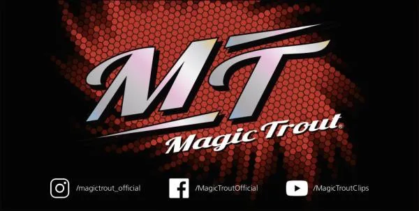 Magic Trout Logo matrica S: 14,8cm M: 7,2cm