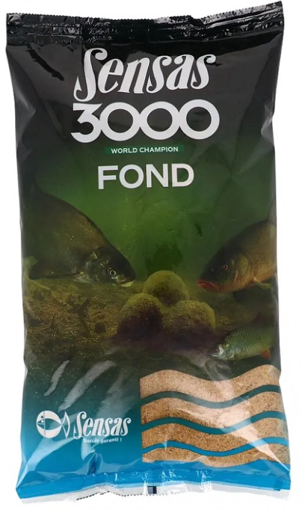 Sensas 3000 Fond (folyóvíz) 1kg etetőanyag 