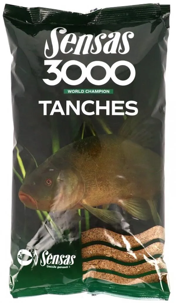 Sensas 3000 Tench (compó) 1kg etetőanyag 