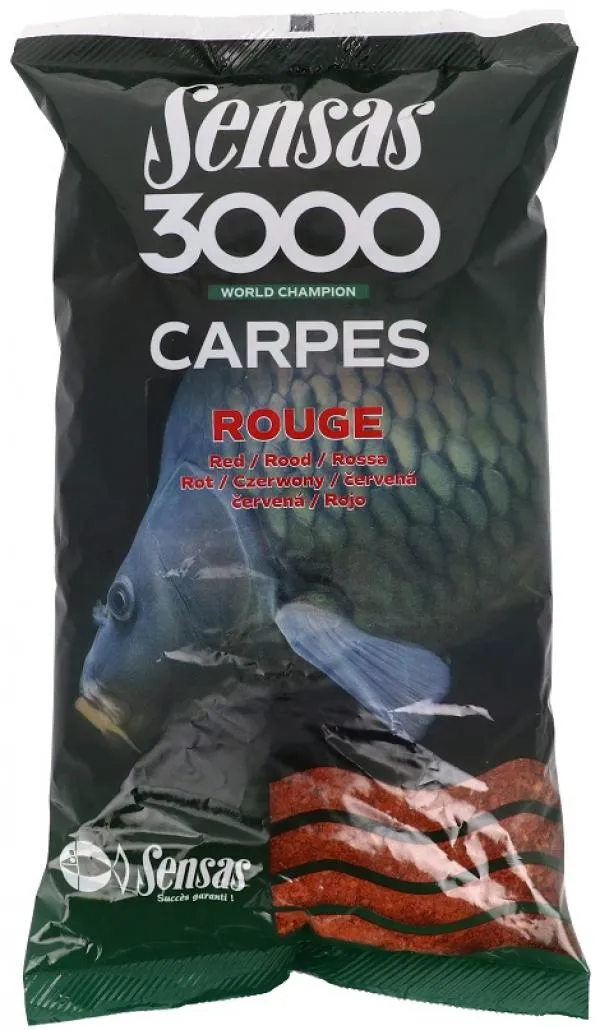 Sensas 3000 Carpes Rouge (ponty-piros) 1kg etetőanyag 