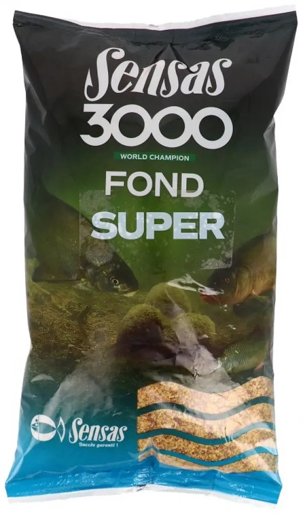 Sensas 3000 Super Fond (folyóvíz) 1kg etetőanyag 