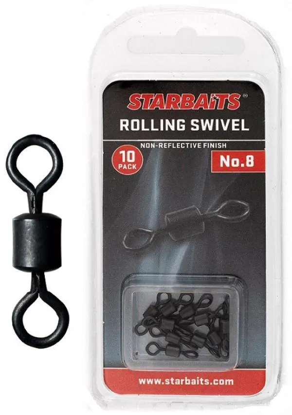 Forgó - Rolling Swivel size 8 (10db)