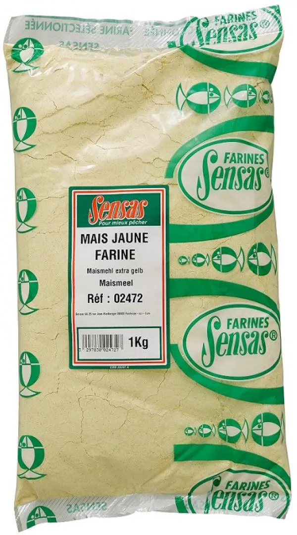 Sensas Mais Jaune Farine (kukorica liszt-sárga) 1kg