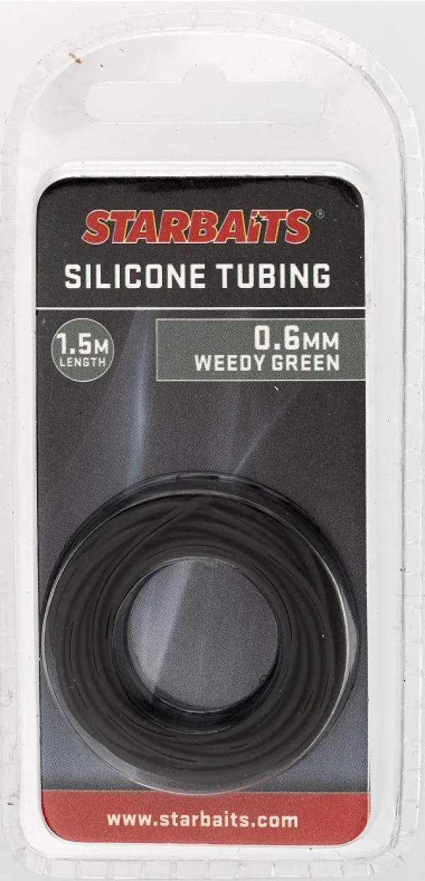 Gubancgátló szilikon cső - Silicone Tubing Zöld 0,6mm 1,5m...