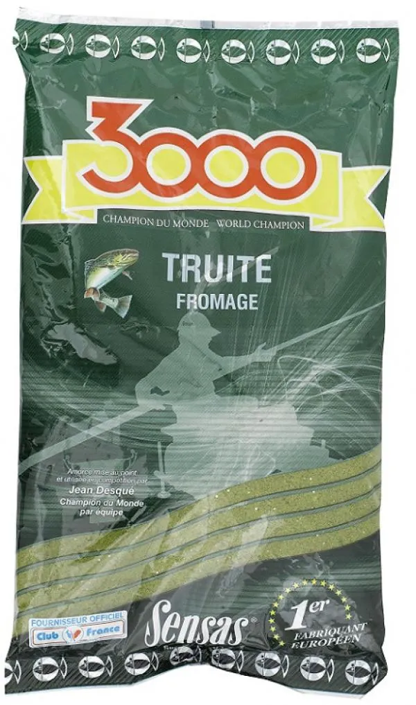 Sensas 3000 Truites (pisztráng -sajt) 800g etetőanyag 