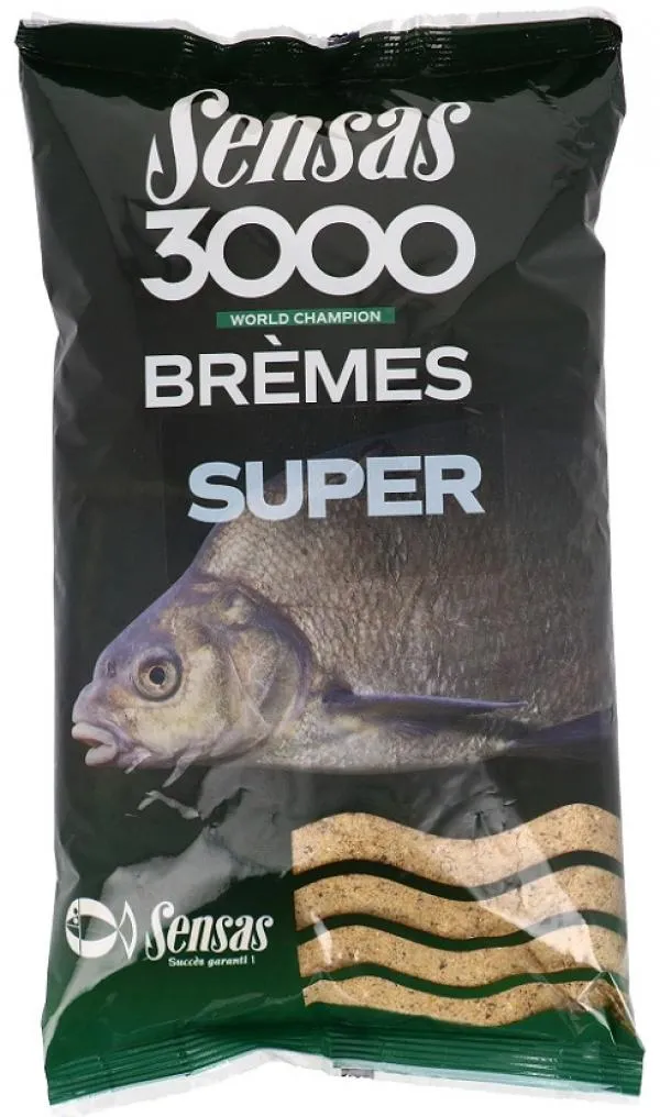 Sensas 3000 Super Bremes (dévér) 1kg etetőanyag 