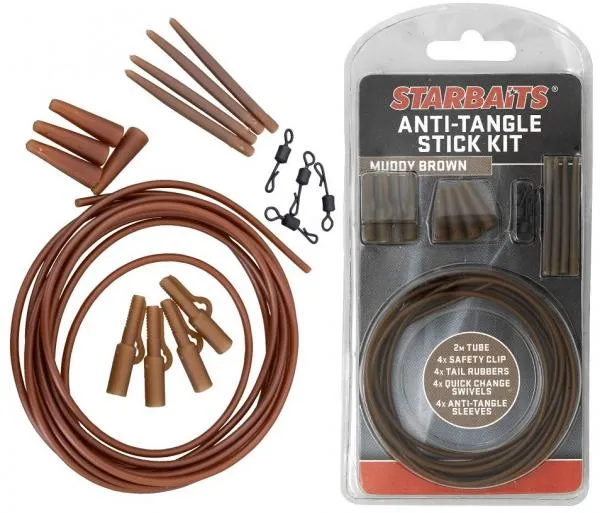 Anti Tangle Stick Kit barna (gubancgátló szett)