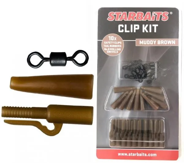 Clip Kit Set ólomkapocs gumiharanggal (10db) barna