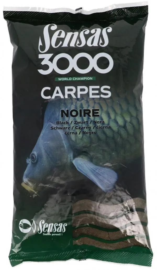 Sensas 3000 Carpes Noir (ponty-fekete/hideg víz) 1kg etető...