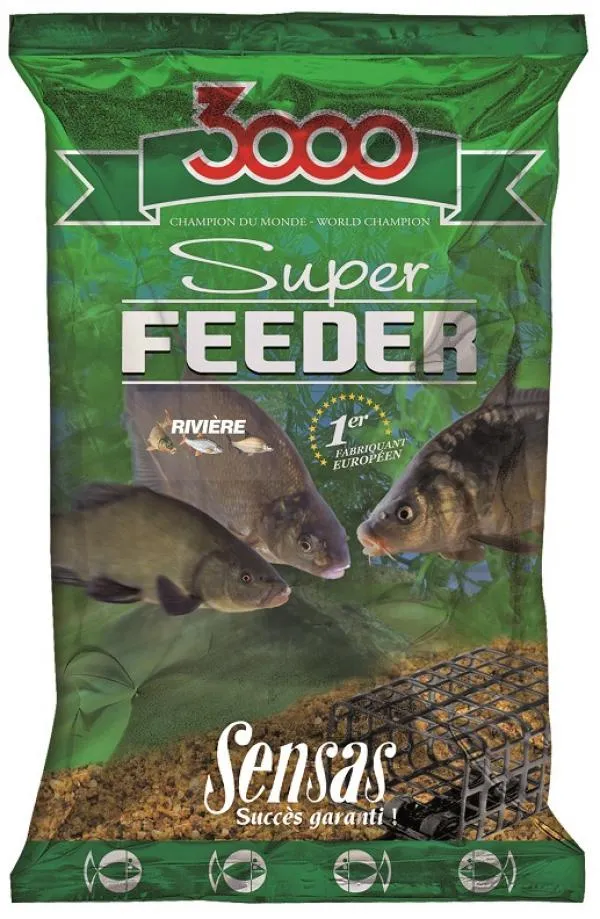 Sensas 3000 Super Feeder Riviere (folyóvíz) 1kg etetőanyag...