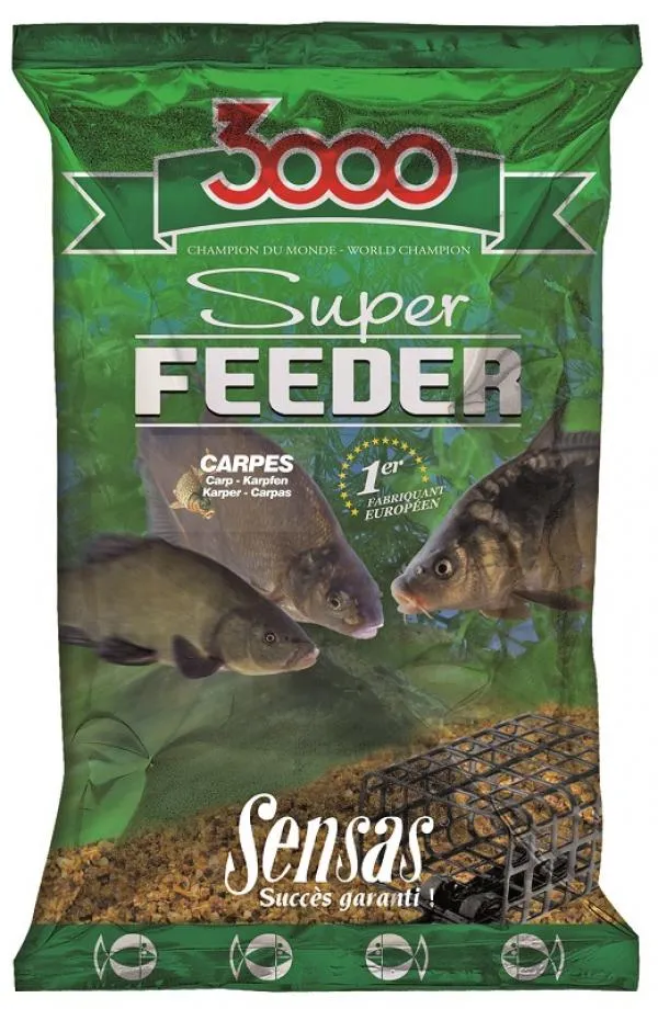 Sensas 3000 Super Feeder Carp (ponty) 1kg etetőanyag 