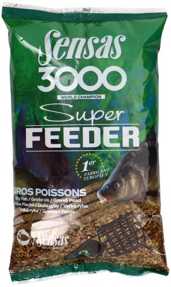Sensas 3000 Super Feeder Big Fish (nagy hal) 1kg etetőanya...