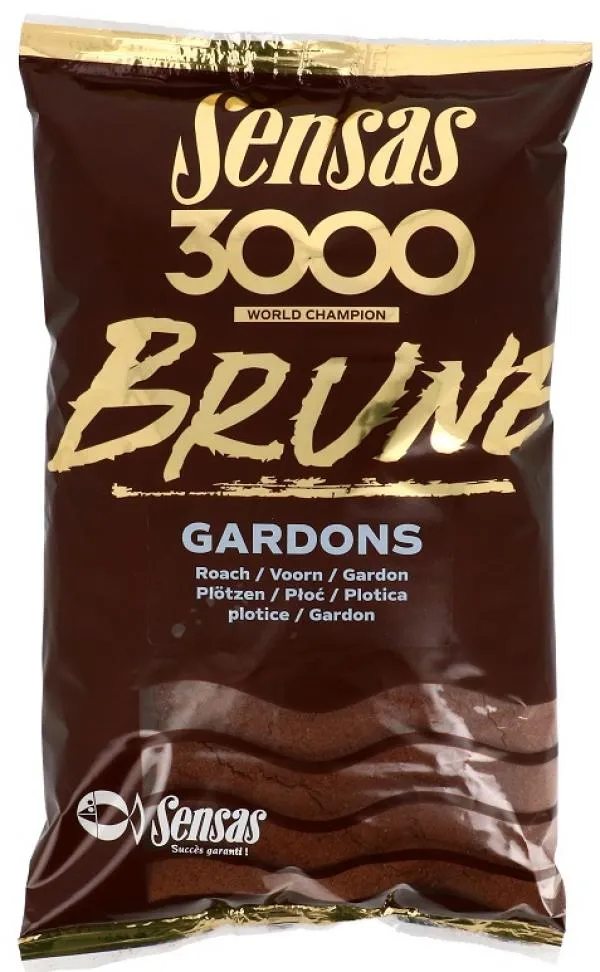 Sensas 3000 Brune Gardons (koncér-barna) 1kg etetőanyag 