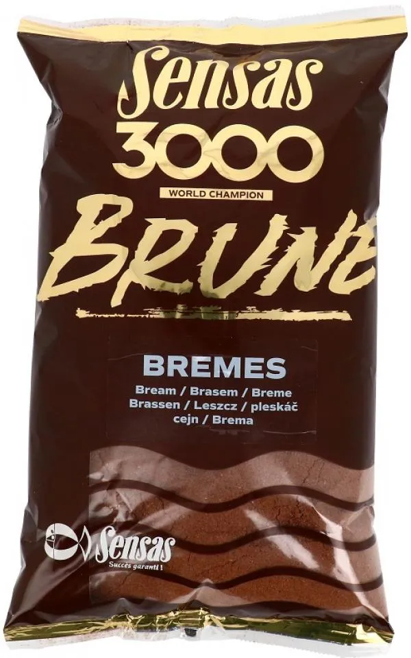 Sensas 3000 Brune Bremes (dévér-barna) 1kg etetőanyag 