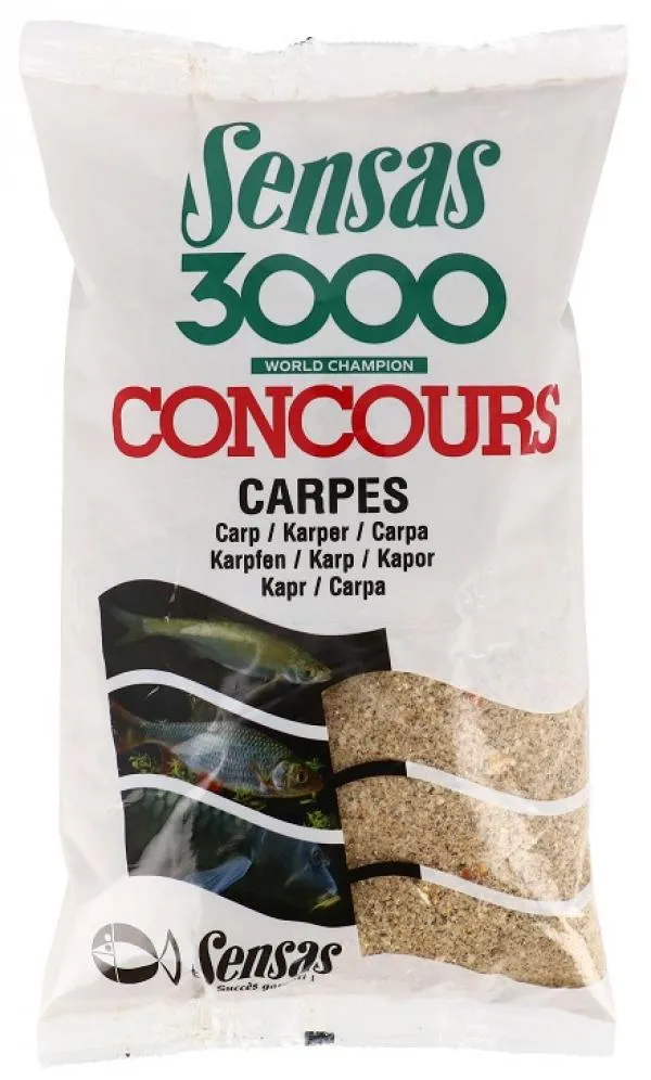 Sensas 3000 Concours Carpes (ponty) 1kg etetőanyag 